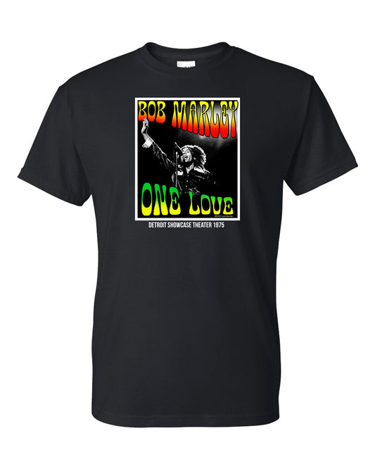 Bob Marley - The Detroit Showcase Theater - June 14th, 1975 T-Shirt