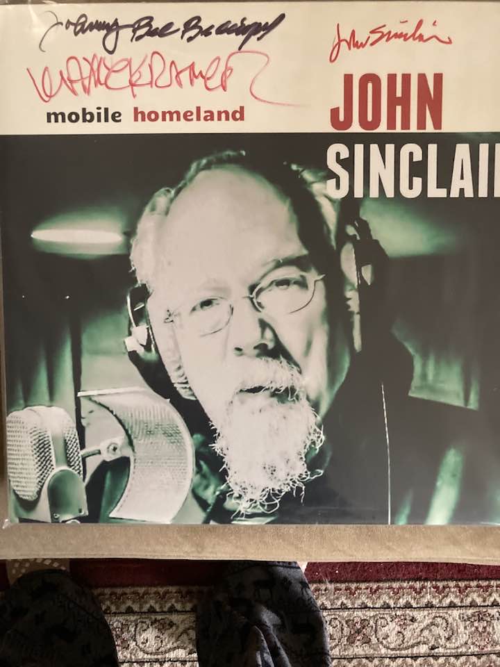 John Sinclair Mobile Homestead JETT plastic Recordings LP SIGNED
