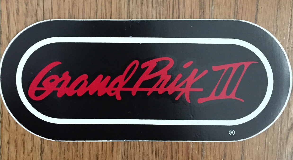 grand prix 3 WRIF vintage sticker