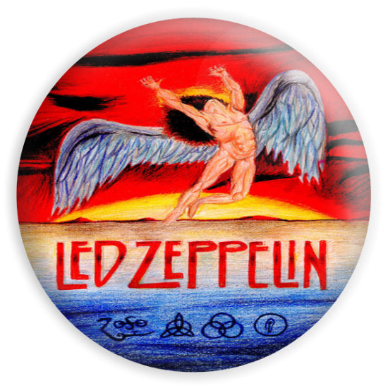 Led Zep 2.5" vinyl sticker