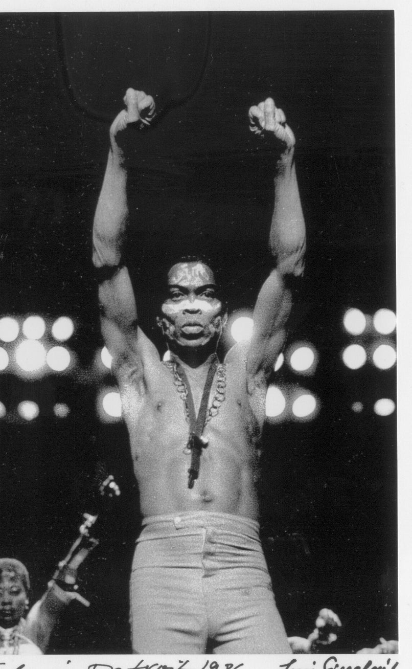 Fela Kuti 5X7" greeting card
