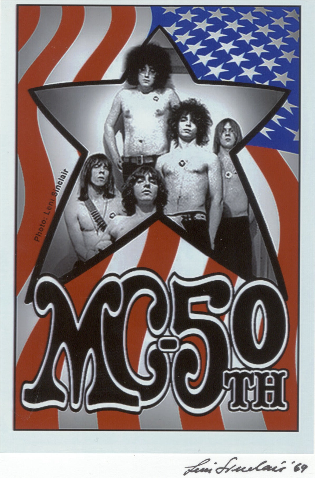 MC-50th 5 X 7 " greeting card