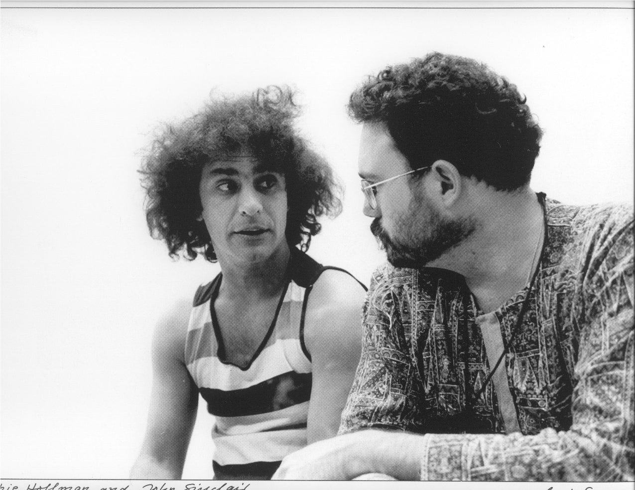 Abbie Hoffman and John Sinclair Leni Sinclair photo