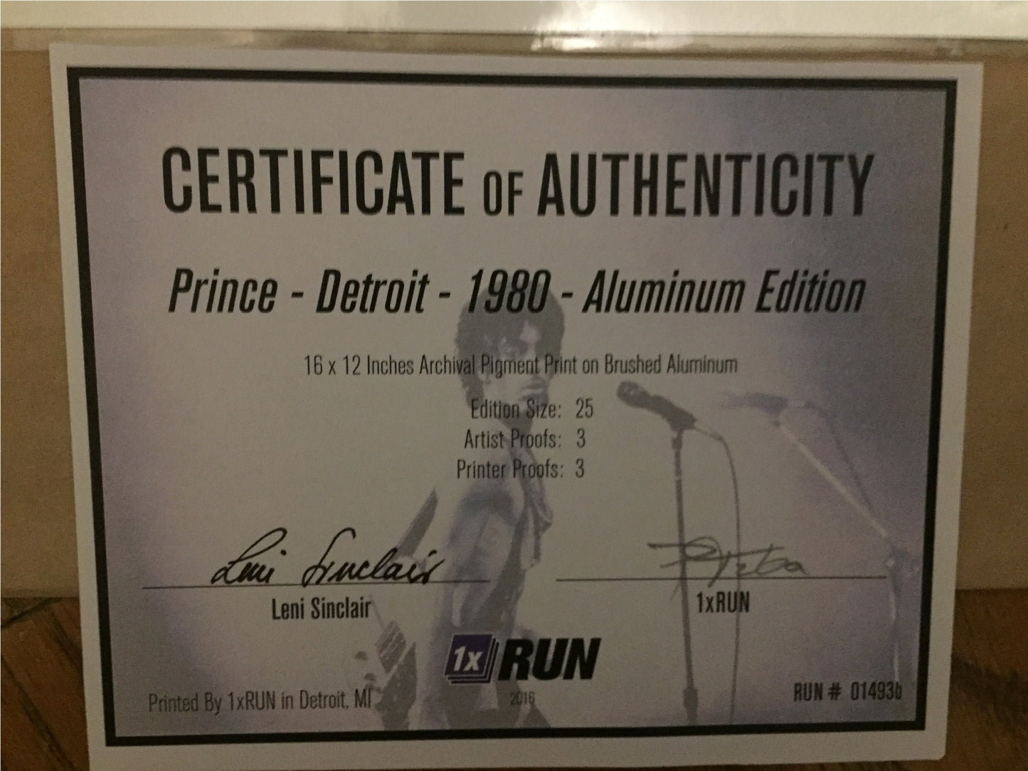 Prince Aluminum Edition Leni Sinclair Photo