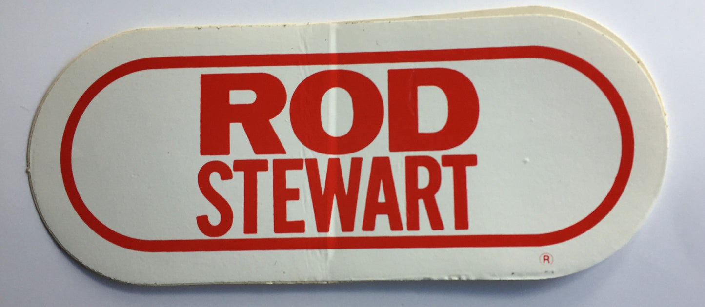 Rod Stewart Vintage WRIF sticker
