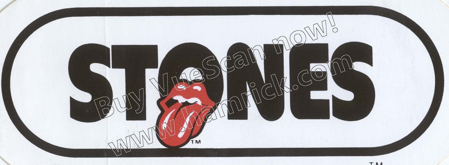 rolling stones vintage sticker