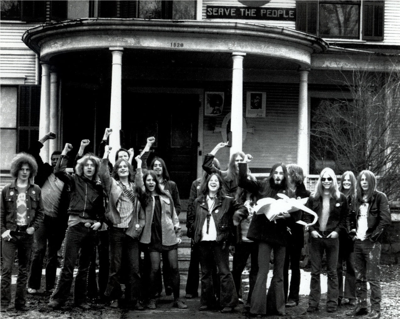 White Panthers Hill Street House Ann Arbor Leni Sinclair photo wwww.lostinsounddetroit.com
