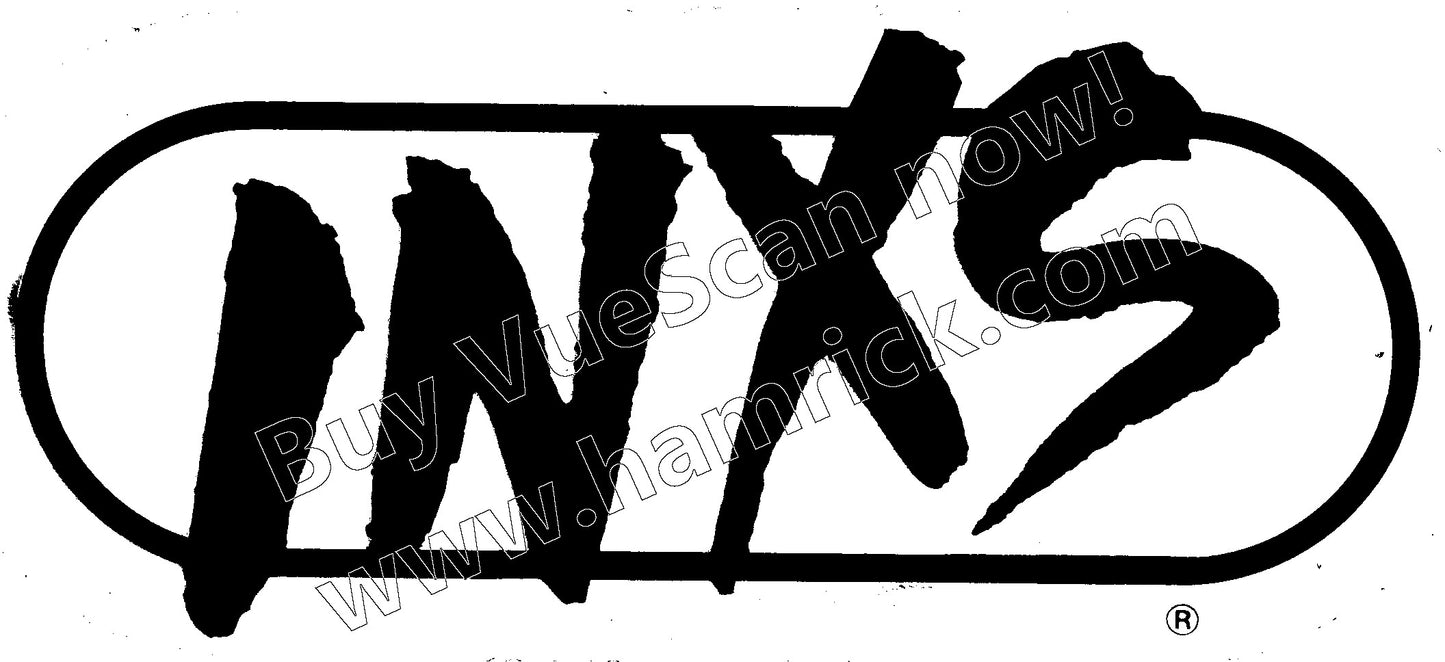INXS WRIF VINTAGE STICKER