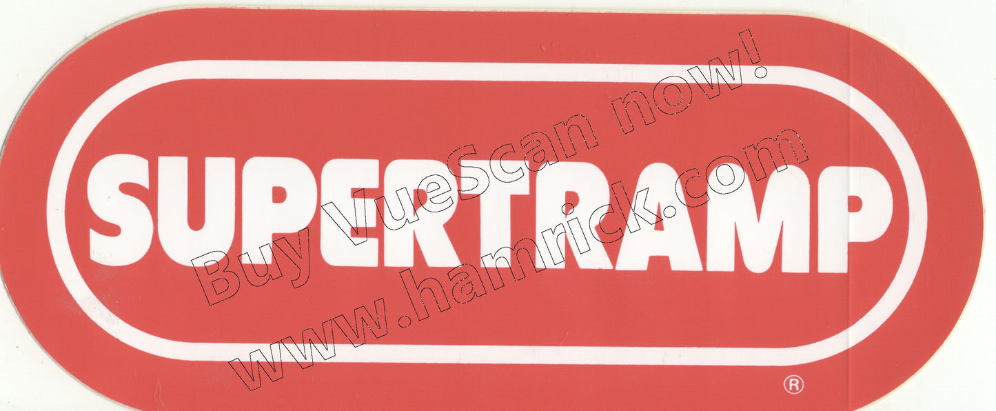 Supertramp WRIF sticker