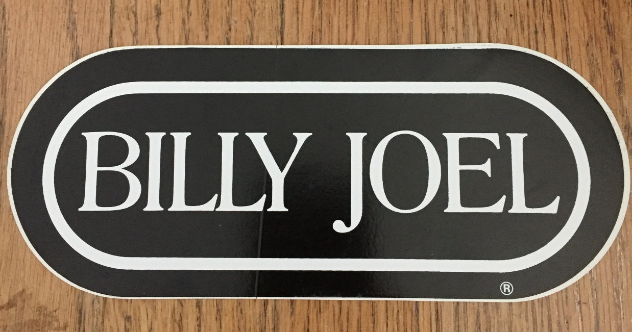 billy joel wrif vintage sticker