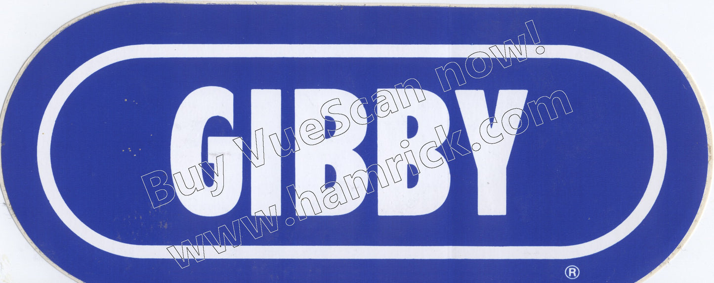 GIBBY Detroit Tigers  wrif vintage stickers