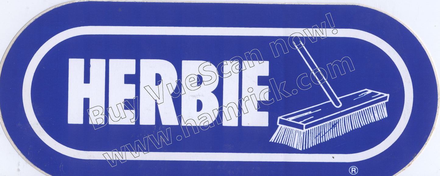 HERBIE Detroit Tiger wrif vintage sticker