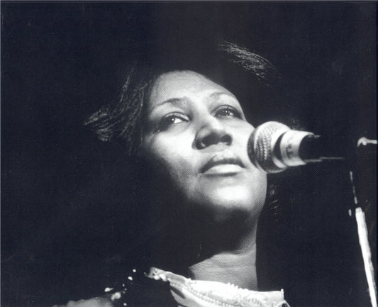 Aretha Franklin Leni Sinclair greeting card
