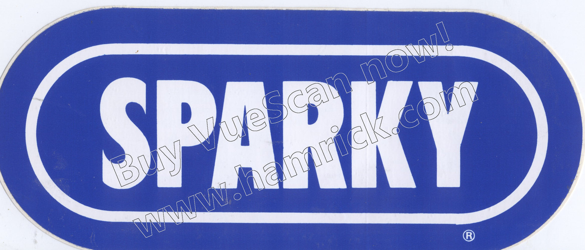 SPARKY ANDERSON wrif vintage sticker