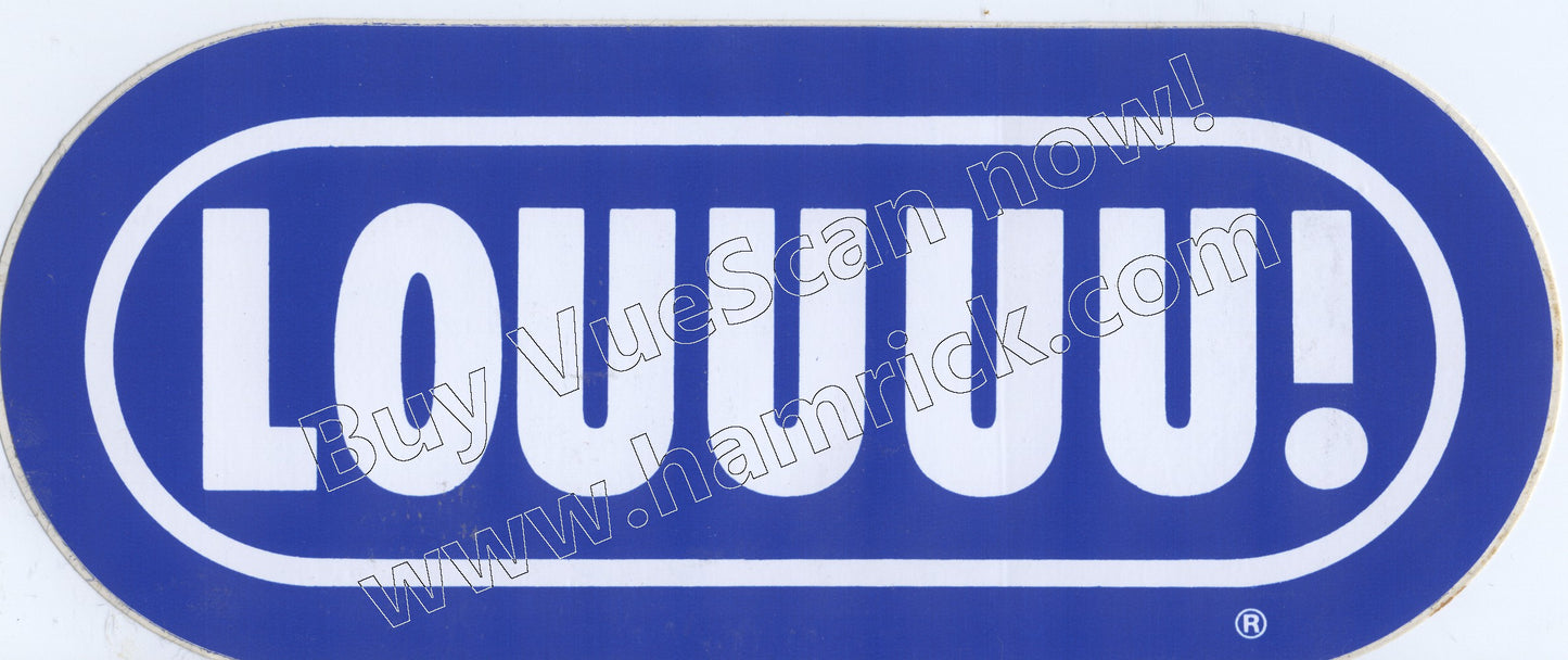 LOU Detroit Tigers wrif sticker