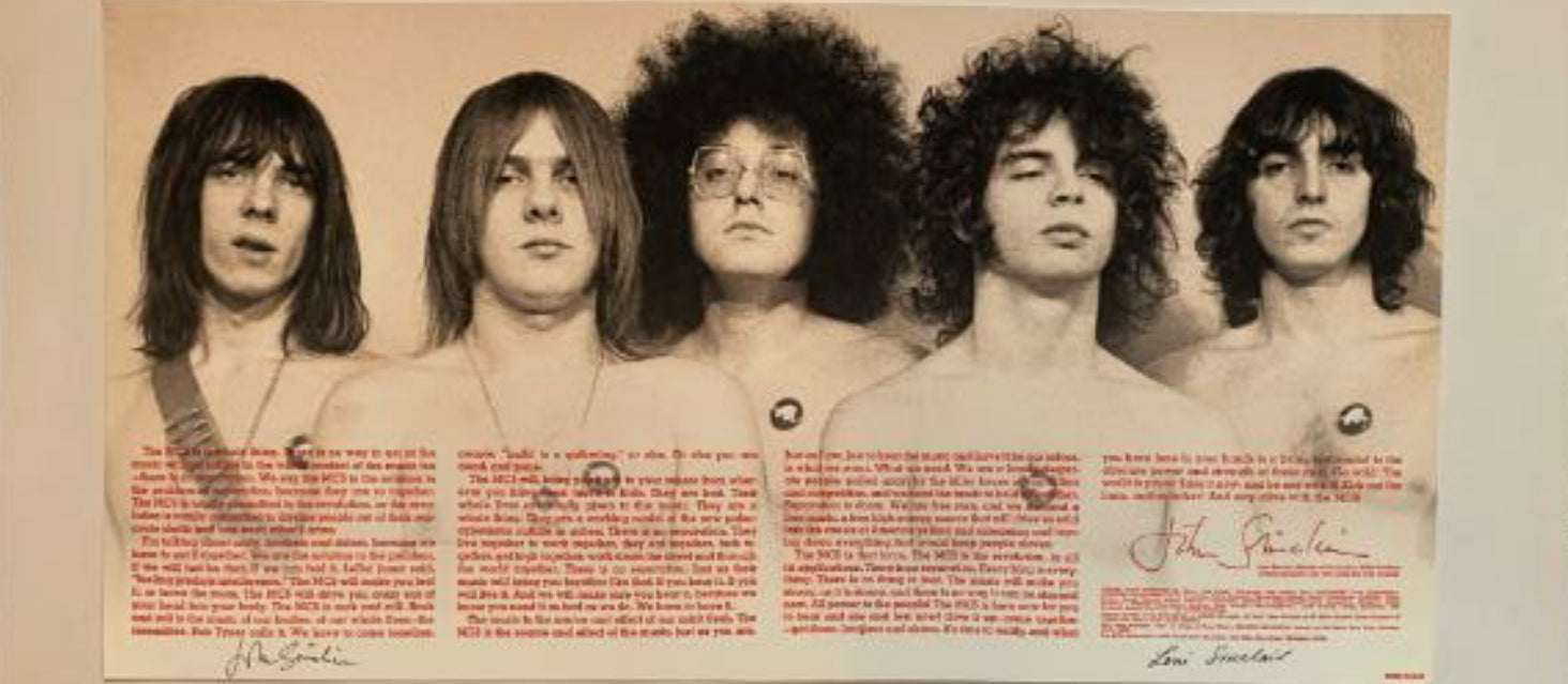 MC5 1X run hand signed Leni Sinclair