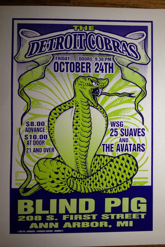 Detroit Cobras Poster