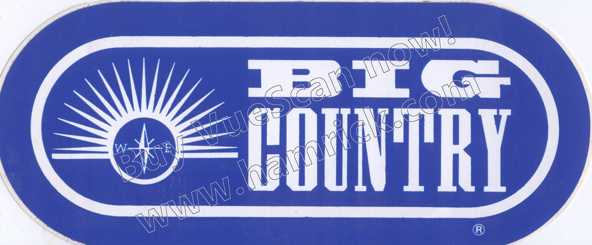 big country original wrif sticker