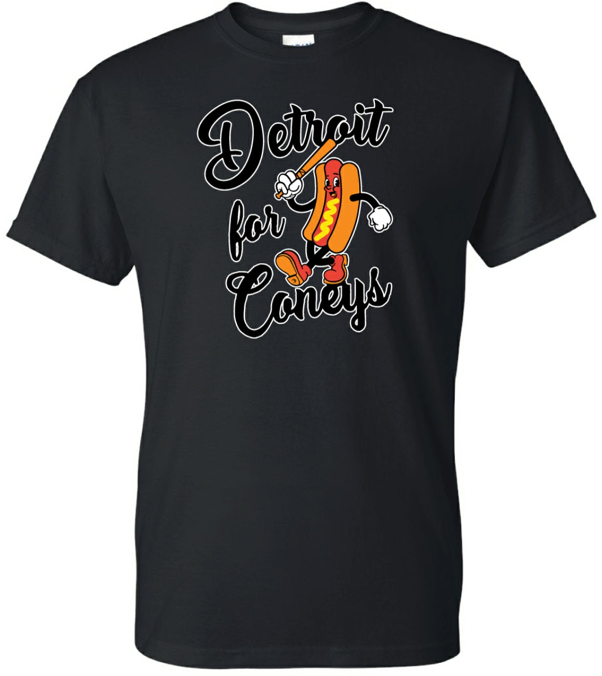 detroit coney dog t shirt