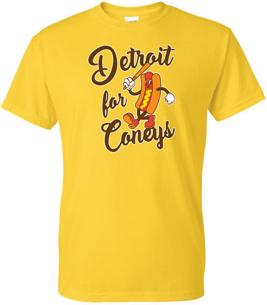 Coney Dog Detroit T- Shirt