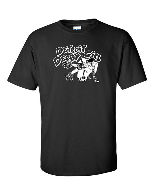 Roller Derby Detroit T-shirt-unisex
