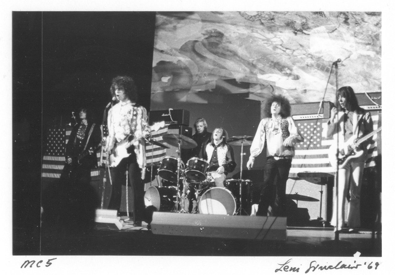 MC5 leni sinclair photo signed www.lostinsounddetroit.com