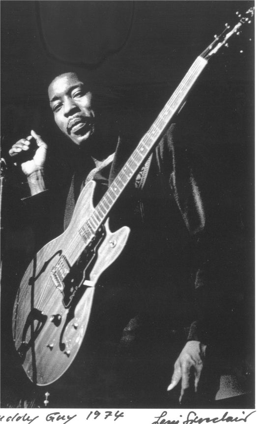 buddy guy leni sinclair greeting card