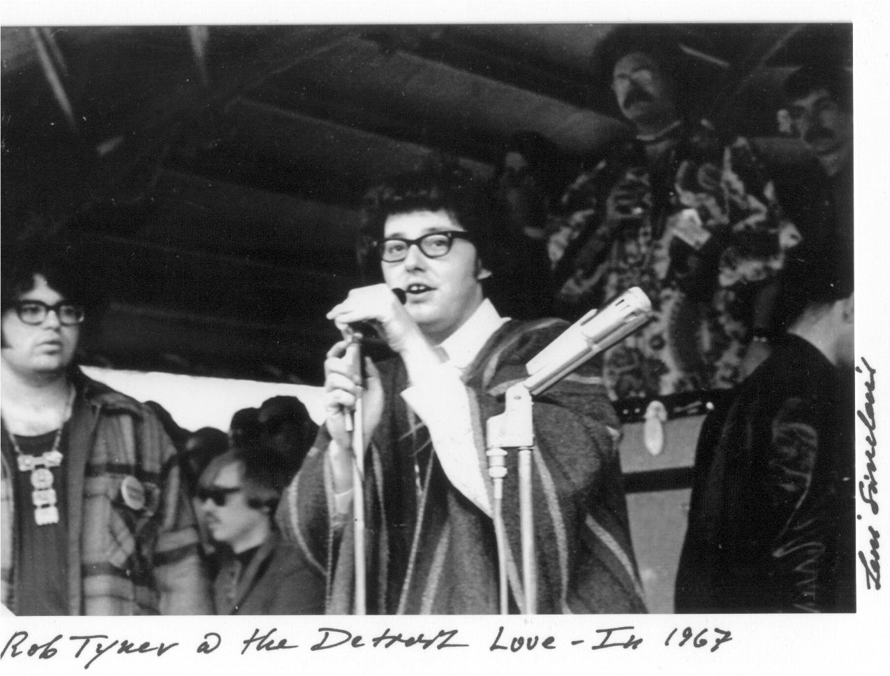 Rob Tyner at Detroit Love - In 1967 5 X 7" greeting cards