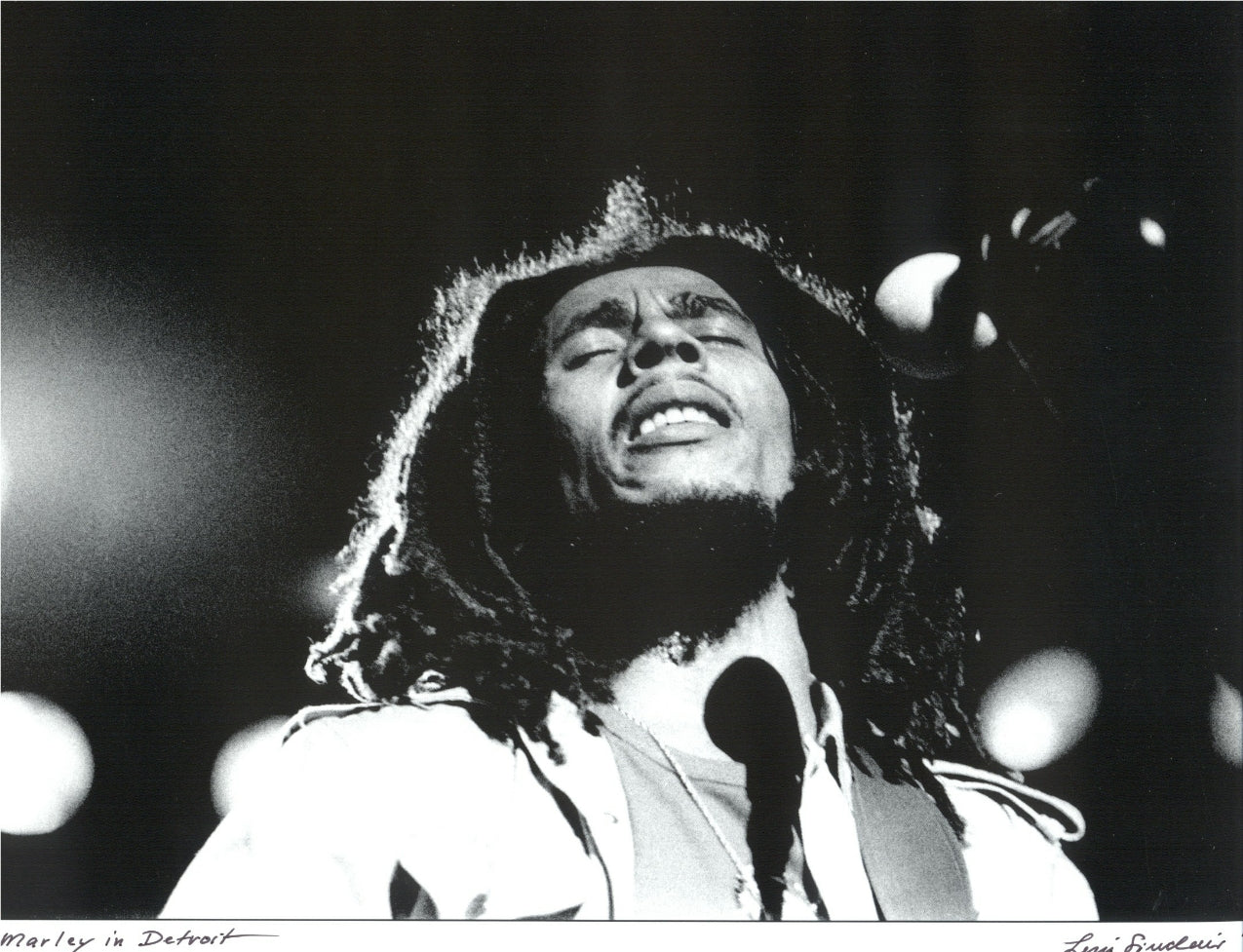 Bob Marley in Detroit Leni Sinclair Photo