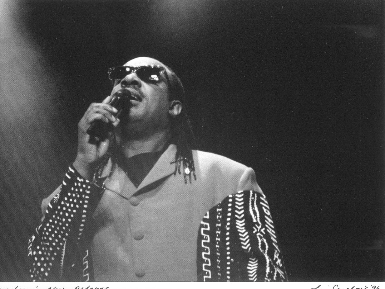 Stevie Wonder In New Orleans Leni Sinclair Photo