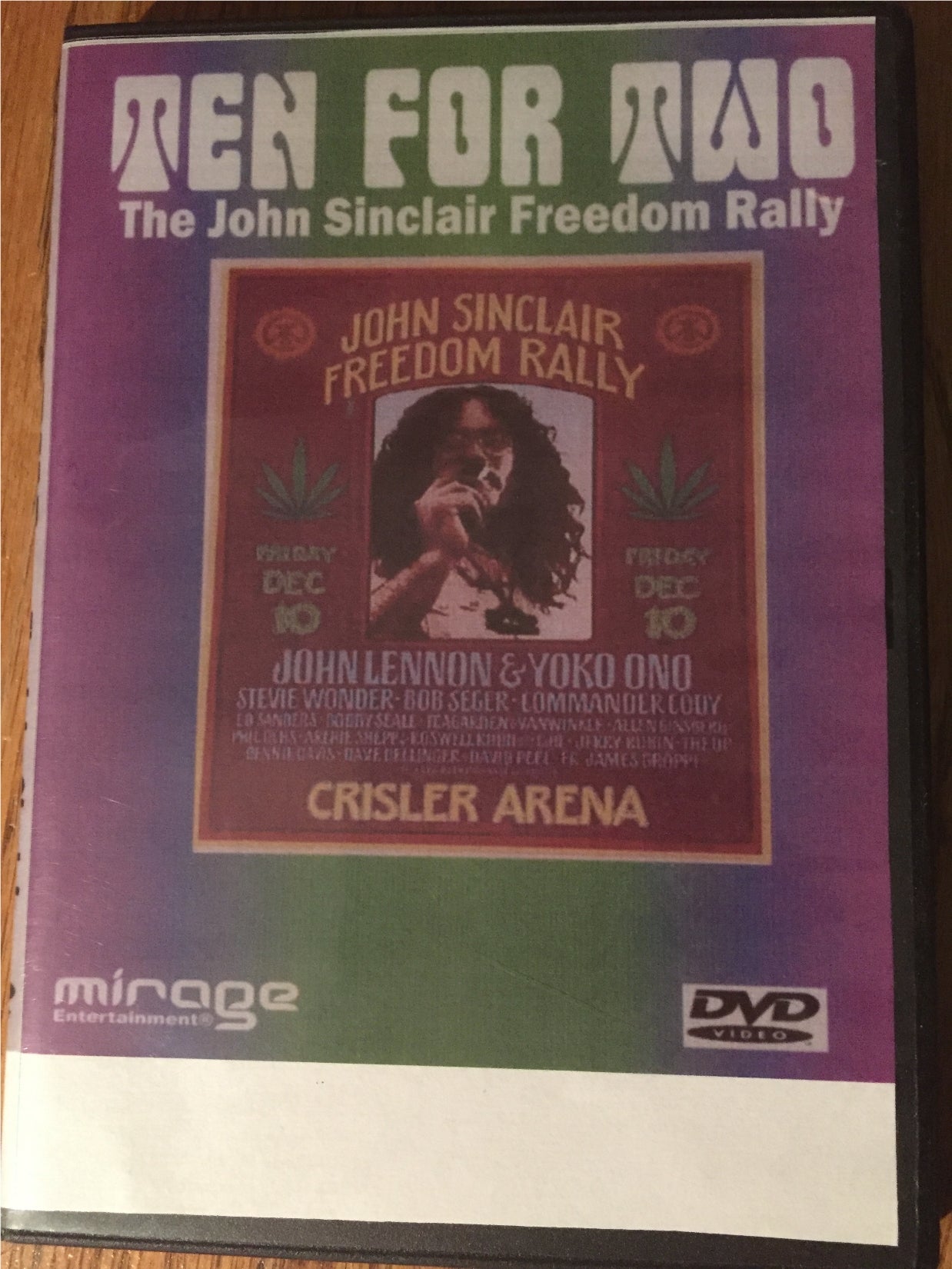 TEN FOR TWO ANN ARBOR JOHN SINCLAIR FREEDOM RALLY DVD