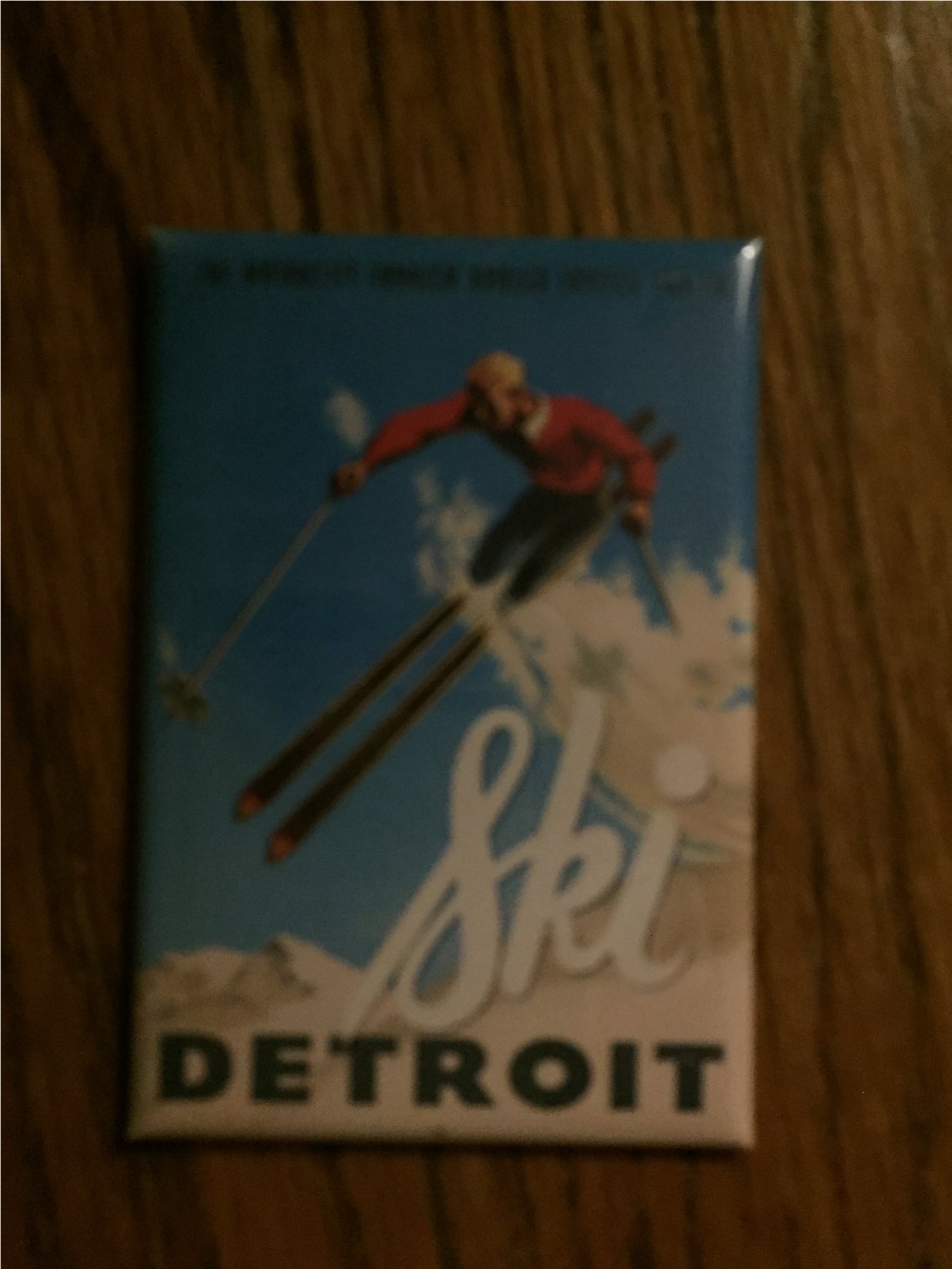 ski detroit magnet