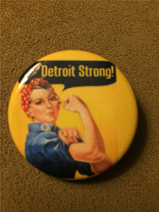 Rosie the Riveter 1.5" pinback button