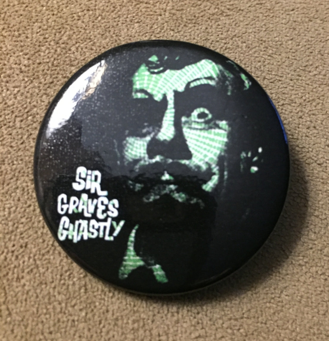 Sir Graves Ghastly 1.5" pinback button