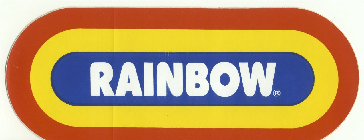 Rainbow WRIF original sticker
