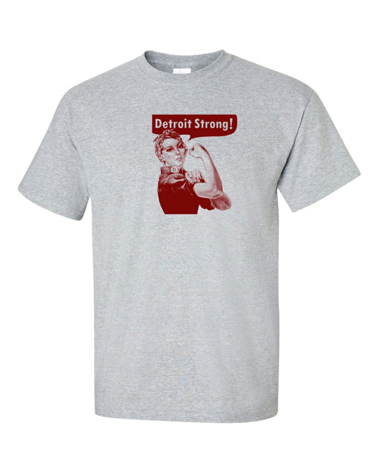Rosie The Riveter Detroit Strong T-Shirt