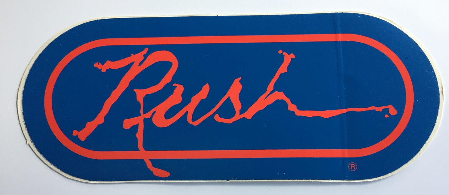 RUSH WRIF vintage sticker