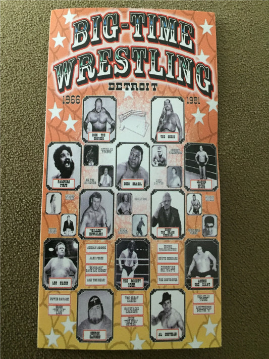 big time wrestling vinyl sticker