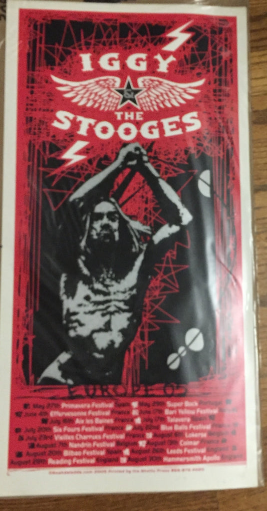 The Stooges Europe 2005 poster