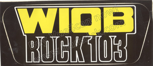 WIQB rock 103 sticker