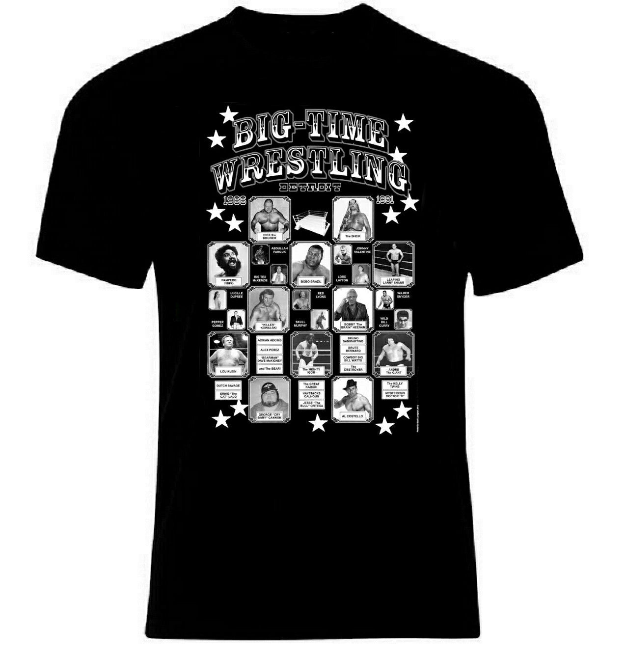 big time wrestling t shirt