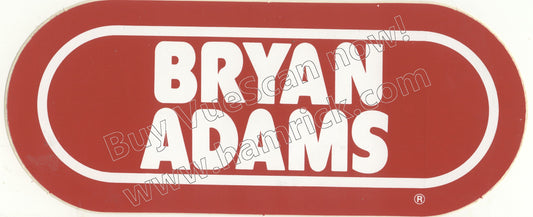 Bryan Adams wrif sticker