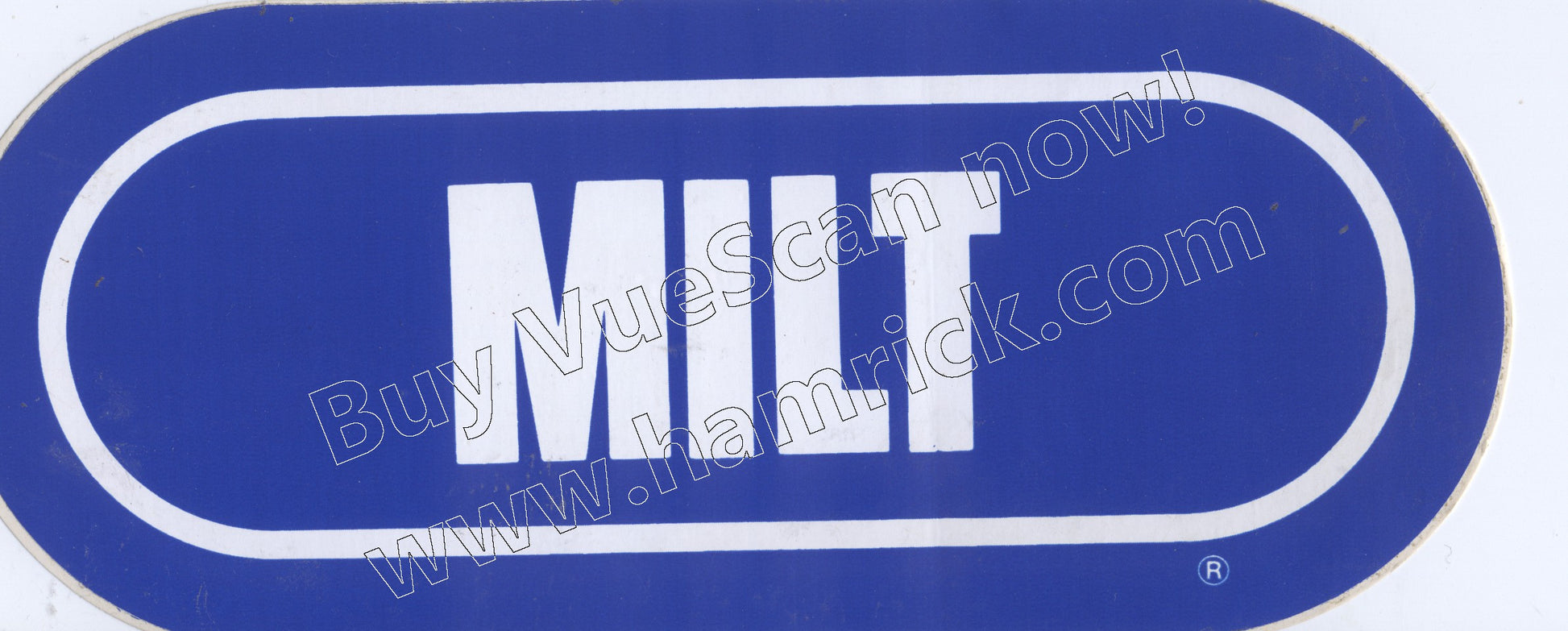 Milt detroit tigers wrif vintage sticker