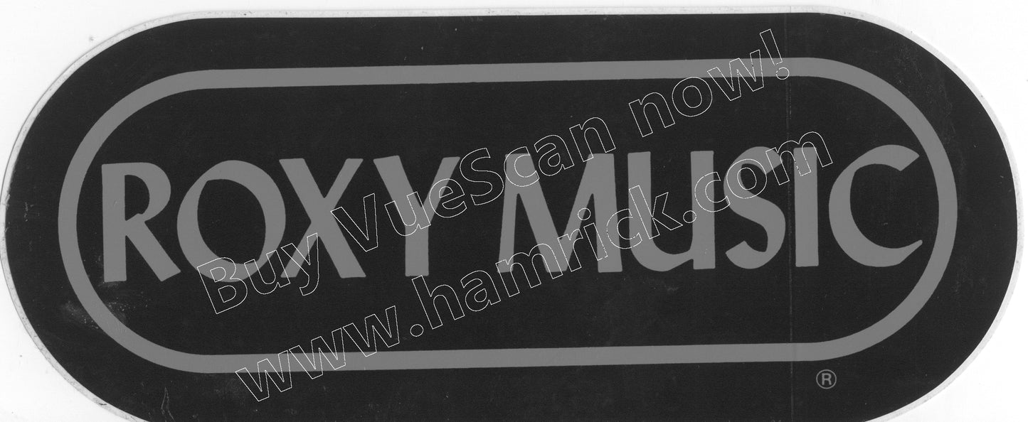 ROXY MUSIC sticker